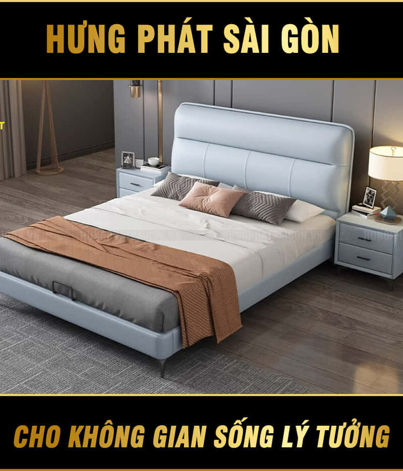 giường ngủ bọc da gd-52