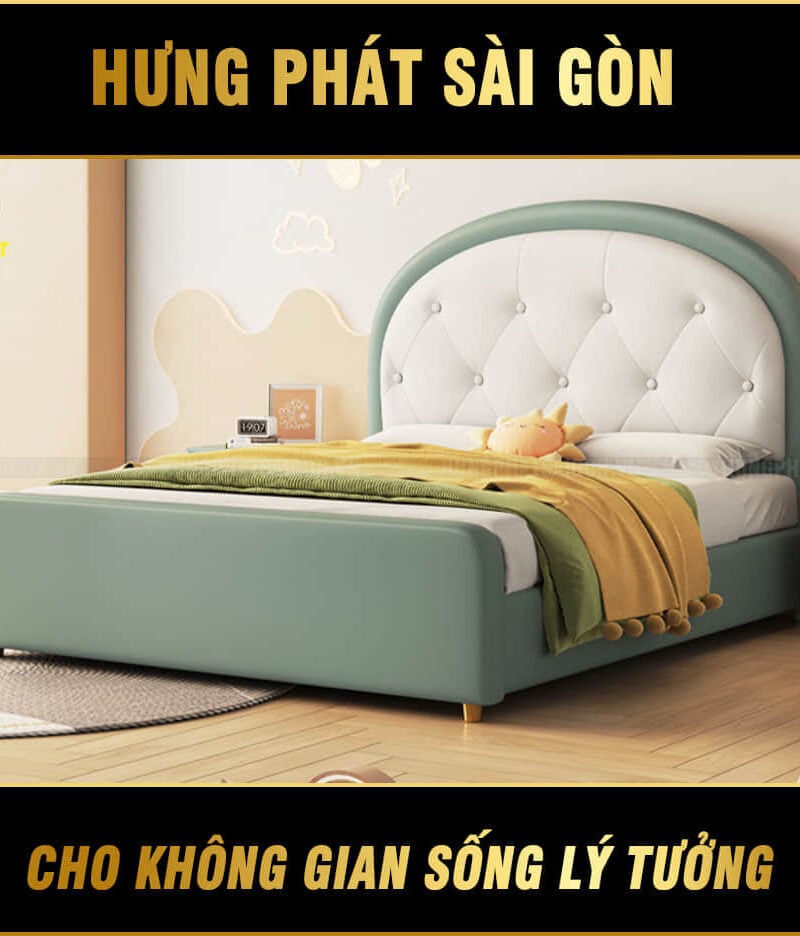 giường ngủ bọc da gd-54