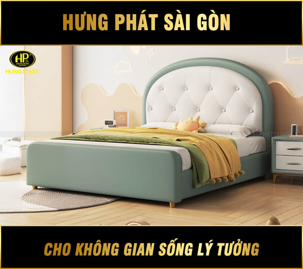 giường ngủ bọc da gd-54