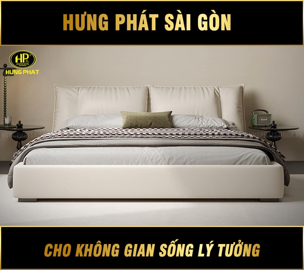 giường ngủ bọc da gd-60