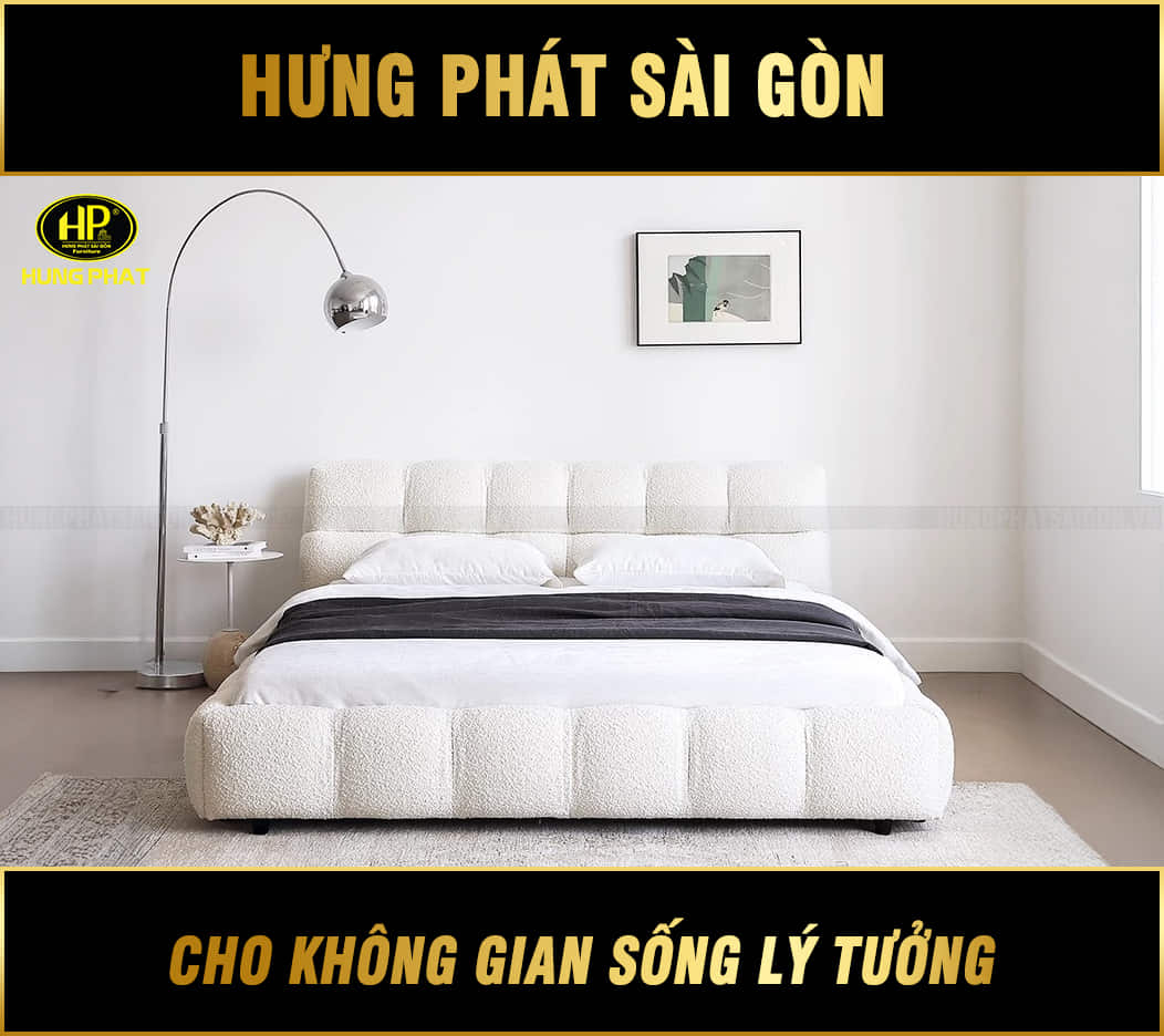 giường ngủ bọc vải gd-67