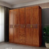 giường ngủ gỗ mun 5 cánh 2d01