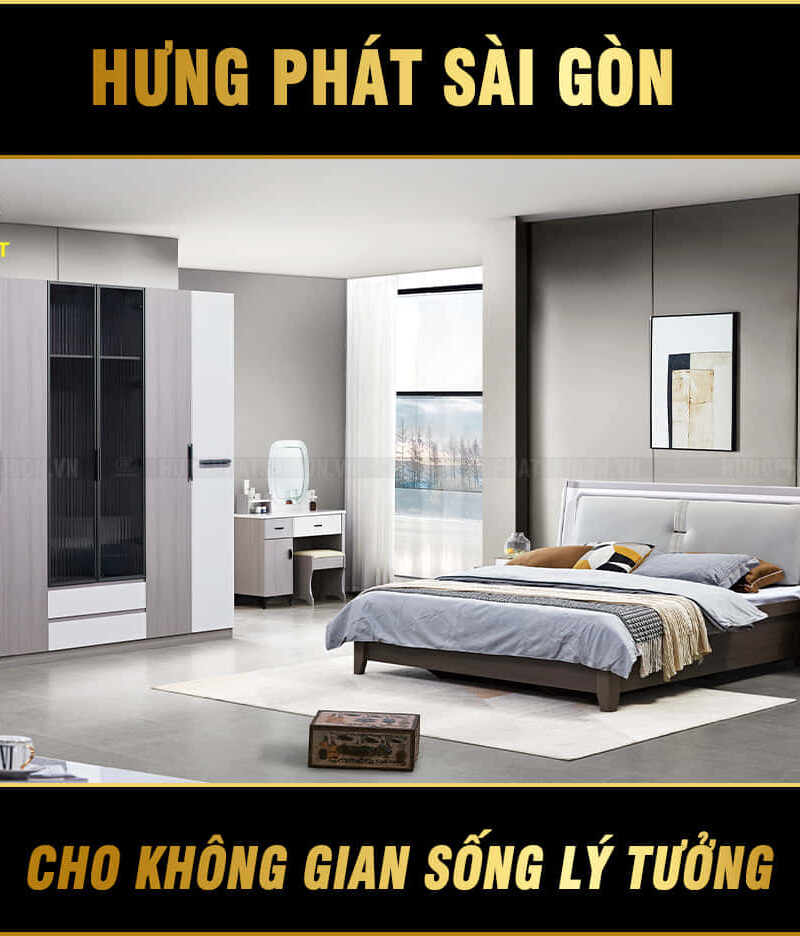 giường tủ hiện đại tp-9576