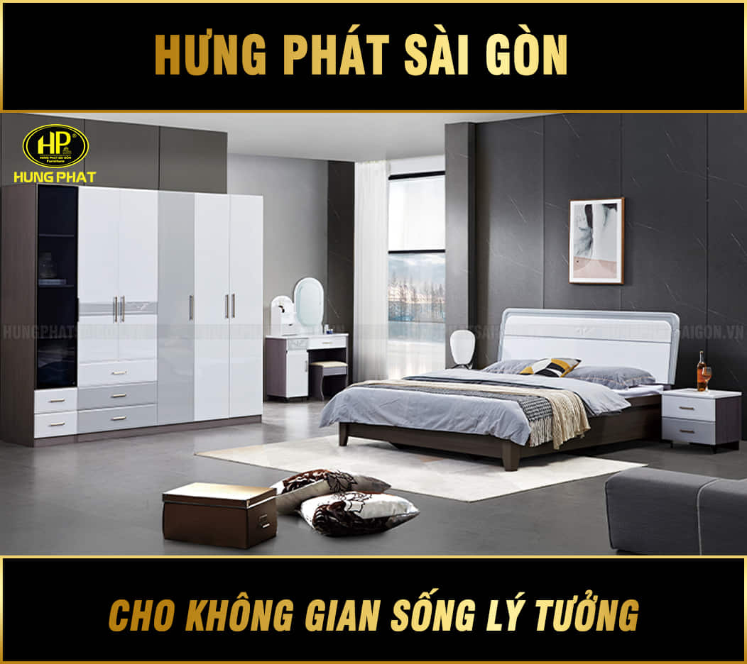 giường tủ nhập khẩu tp-9566