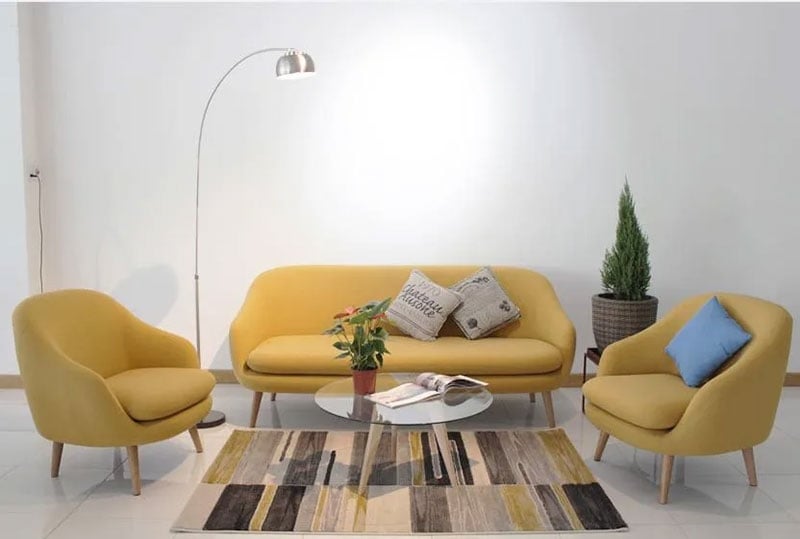 lựa chọn sofa có kiểu dáng hài hòa với tổng thể