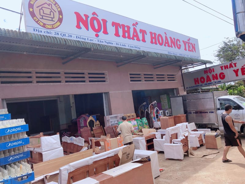 cửa hàng nội thất hoàng yến tỉnh lâm đồng