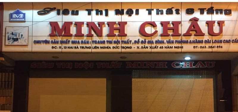 siêu thị nội thất minh châu lâm đồng