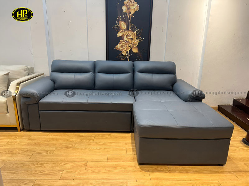 sofa bed chữ L tạo nên không gian sống hiện đại