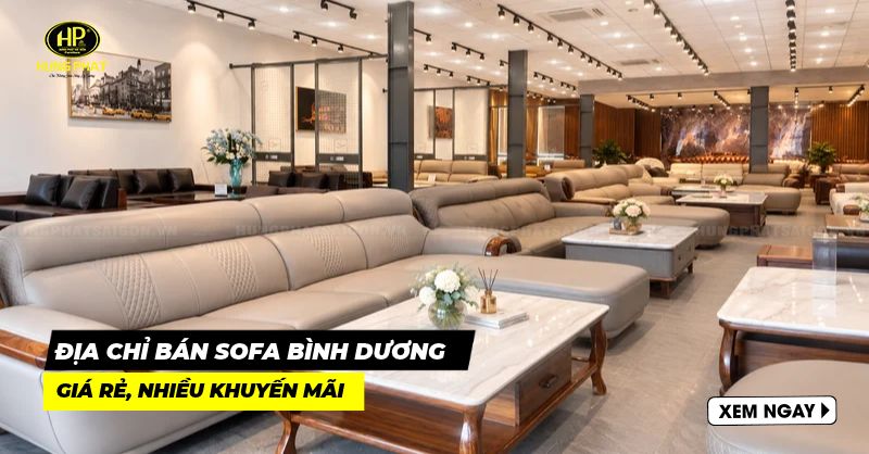 10 địa chỉ bán sofa Bình Dương giá rẻ, tràn đầy khuyến mãi bất ngờ