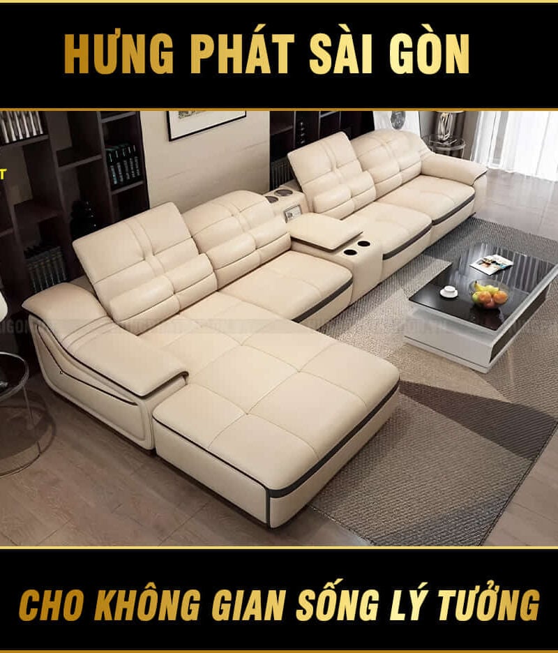 sofa da công nghiệp hàn quốc HD-01A