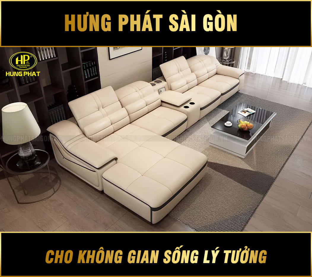 sofa da công nghiệp hàn quốc HD-01A