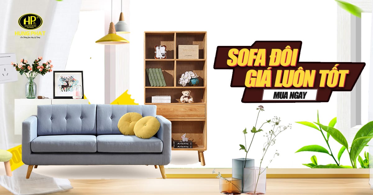 sofa đôi