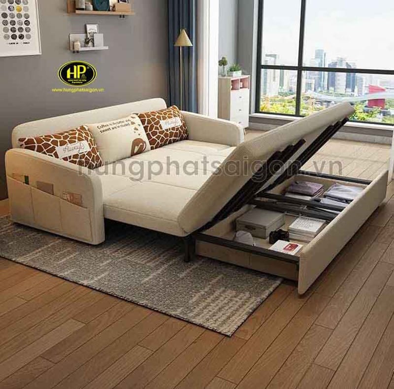 sofa giường có thiết kế đa năng, thay thế giường tủ