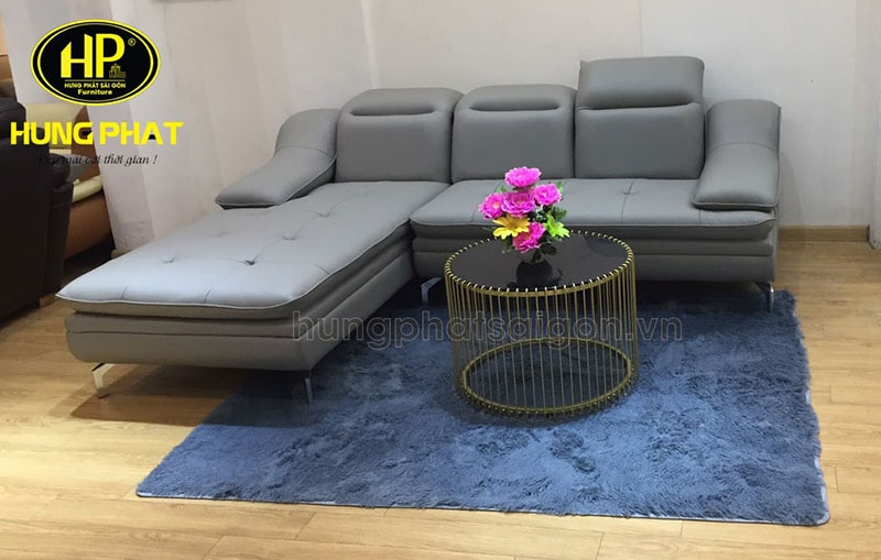 sofa góc phù hợp với phòng khách hình vuông, hình chữ nhật