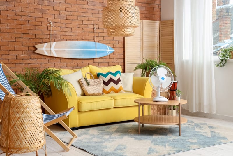 sofa mini có vẻ đẹp thẫm mỹ dễ bày trí