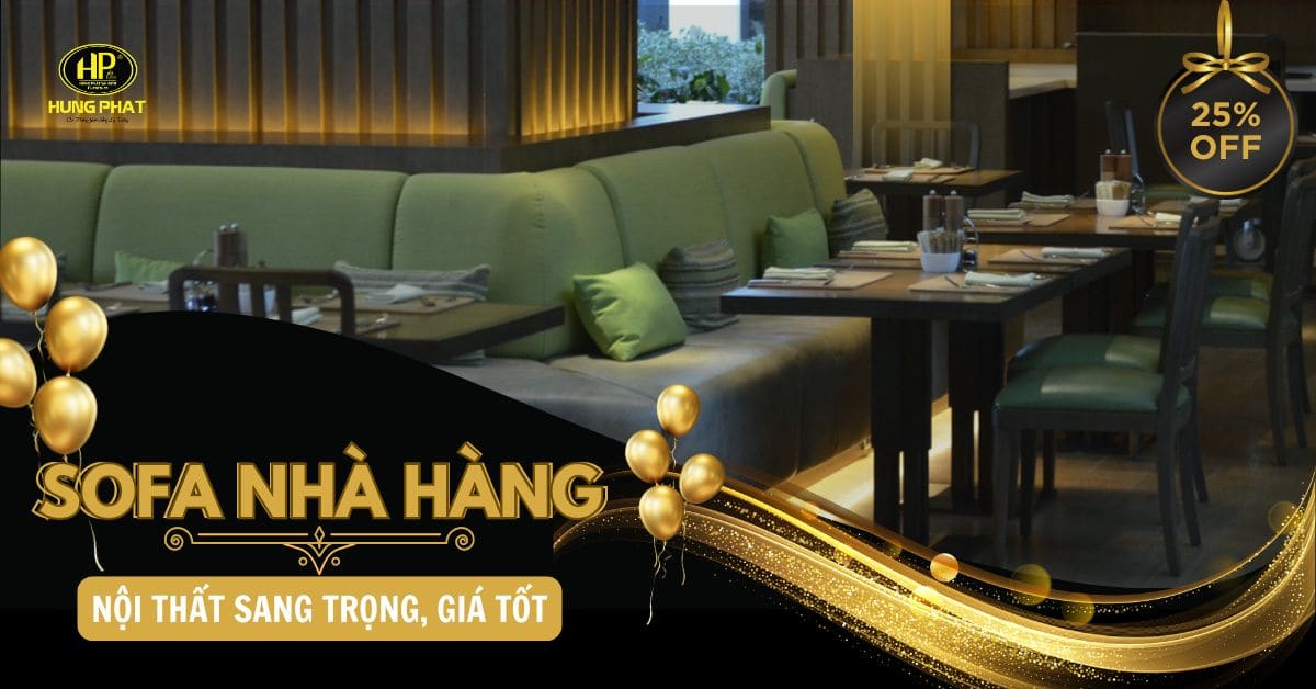 sofa nhà hàng