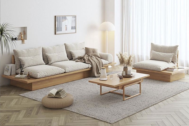 sofa phong cách nhật bản đang được ưa chuộng