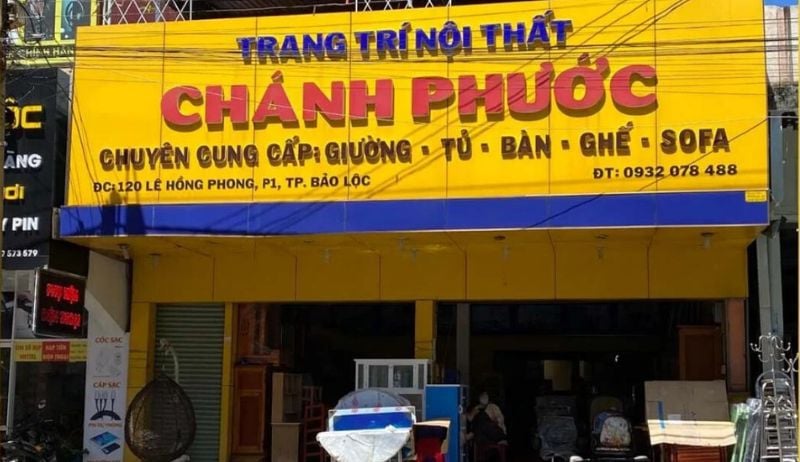 tiệm nội thất chánh phước