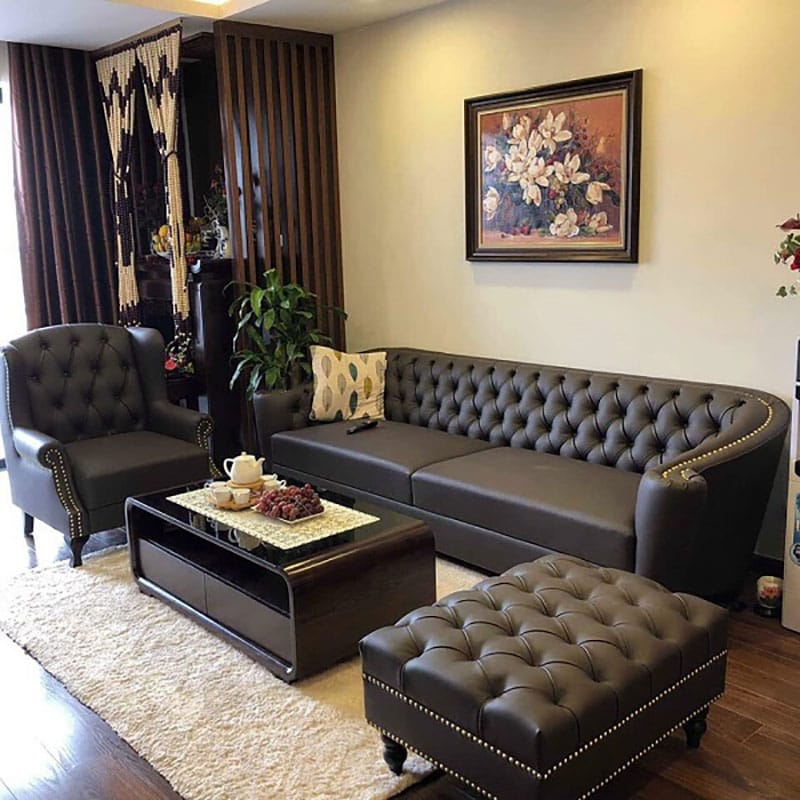 bày trí ghế sofa cho phòng khách nhỏ