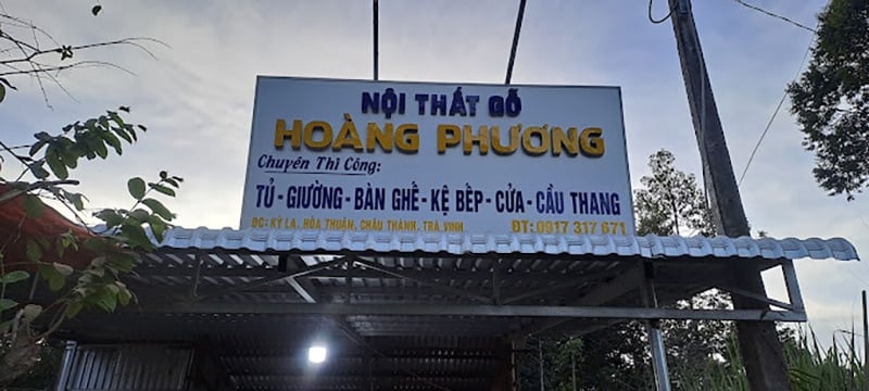 cửa hàng nội thất gỗ hoàng phương