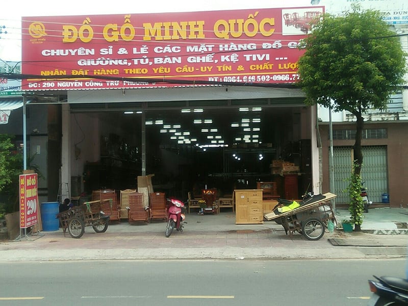 cửa hàng nội thất gỗ minh quốc