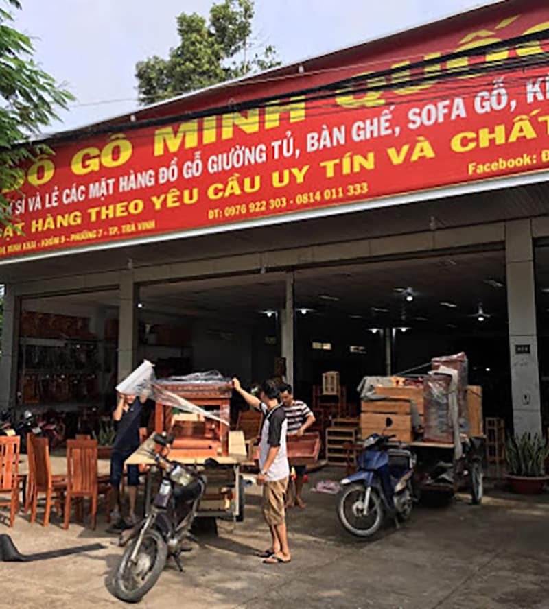 cửa hàng nội thất gỗ minh quốc