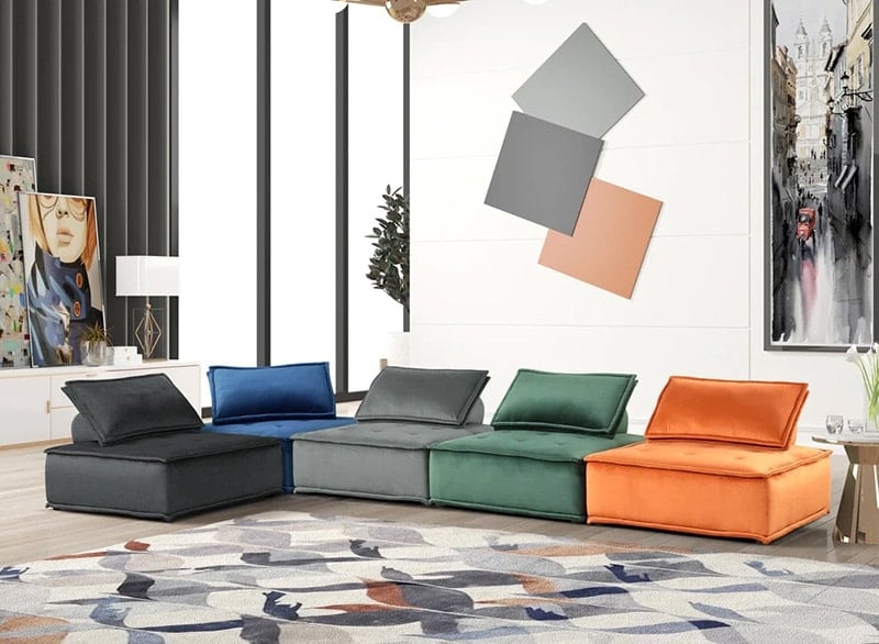 ghế sofa chờ dạng modular tạo nên sự linh hoạt