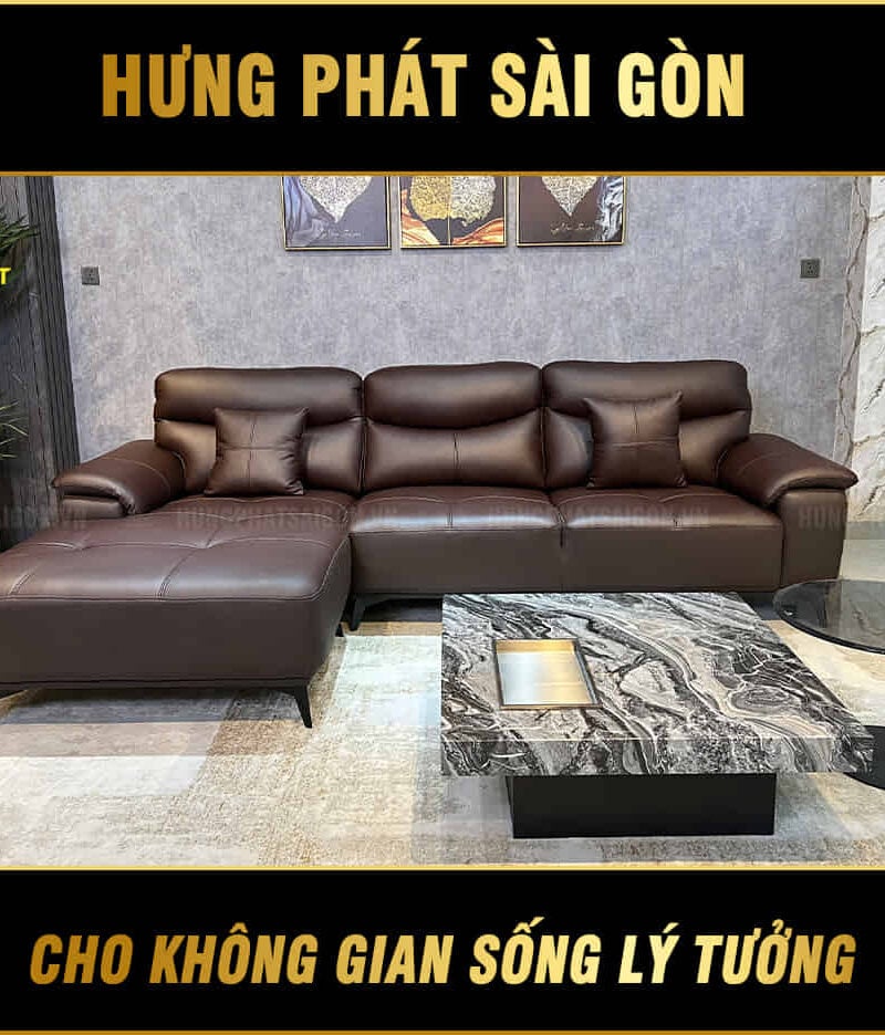 ghế sofa da bò góc l h-8275n