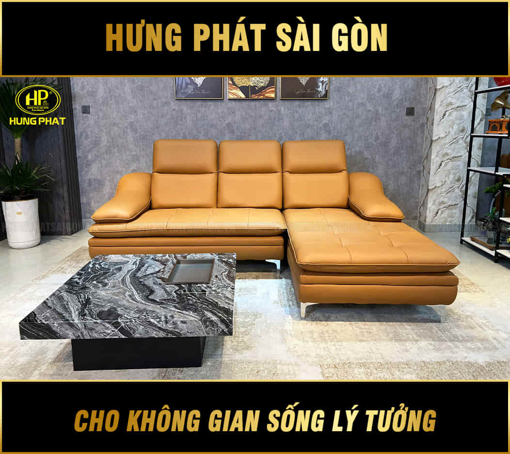 ghế sofa da chống trầy chống mèo cào hbd-01p