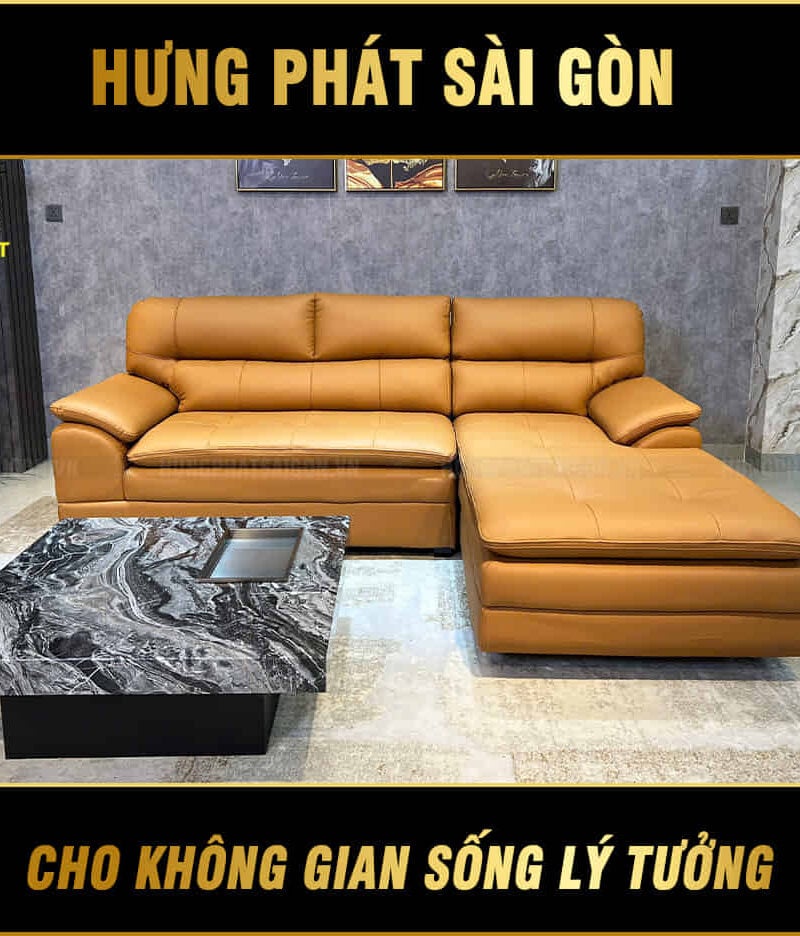 ghế sofa da chống trầy hd-421p