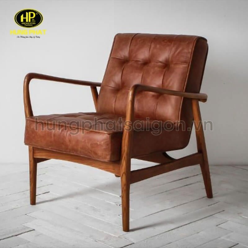 ghế sofa đơn phong cách vintage