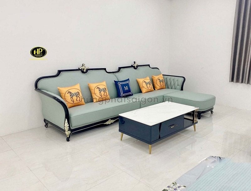 ghế sofa góc l vintage