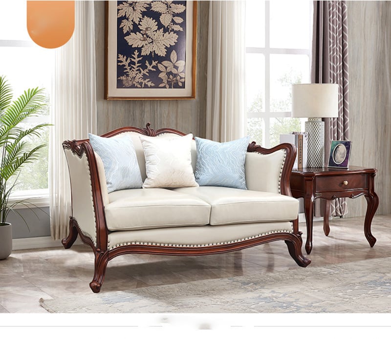 ghế sofa tân cổ điển dài 1m6 có thiết kế thanh lịch