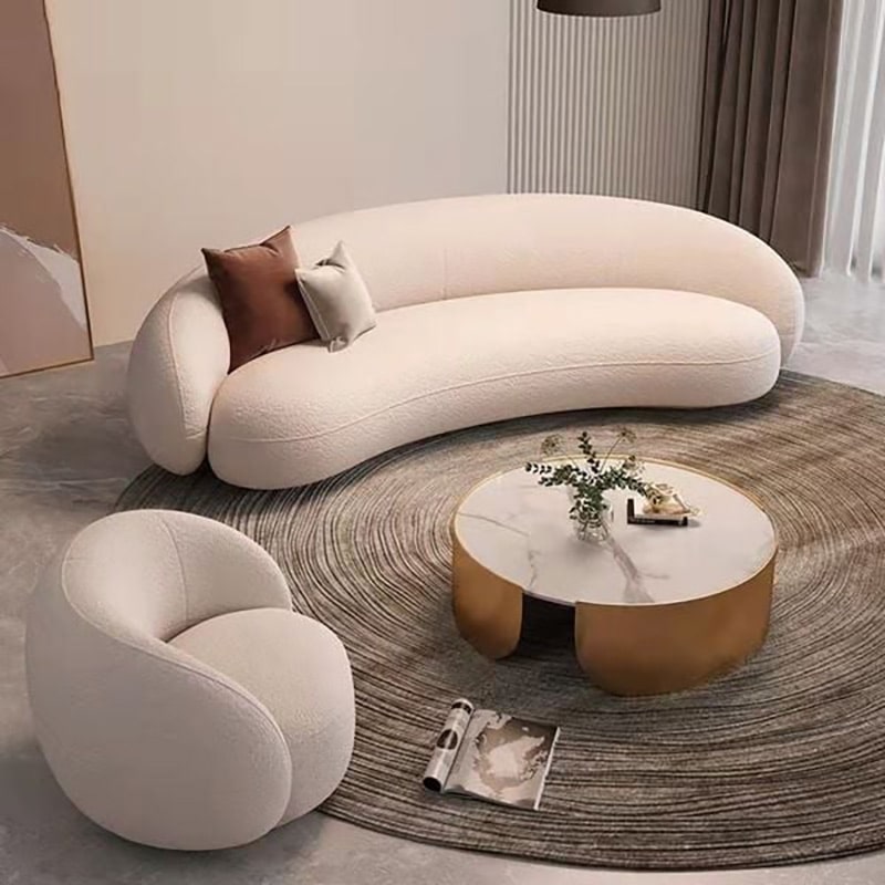 ghế sofa văng thuyền sang trọng cho salon