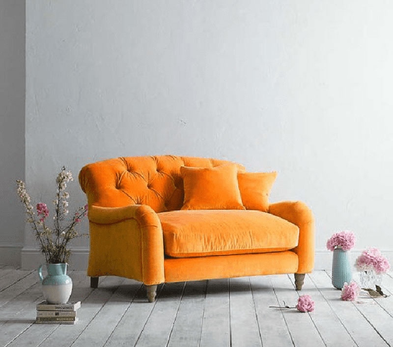 lựa chọn kích thước ghế sofa vải nhung phù hợp