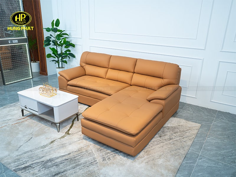 mẫu ghế sofa da chống trầy hd-421p