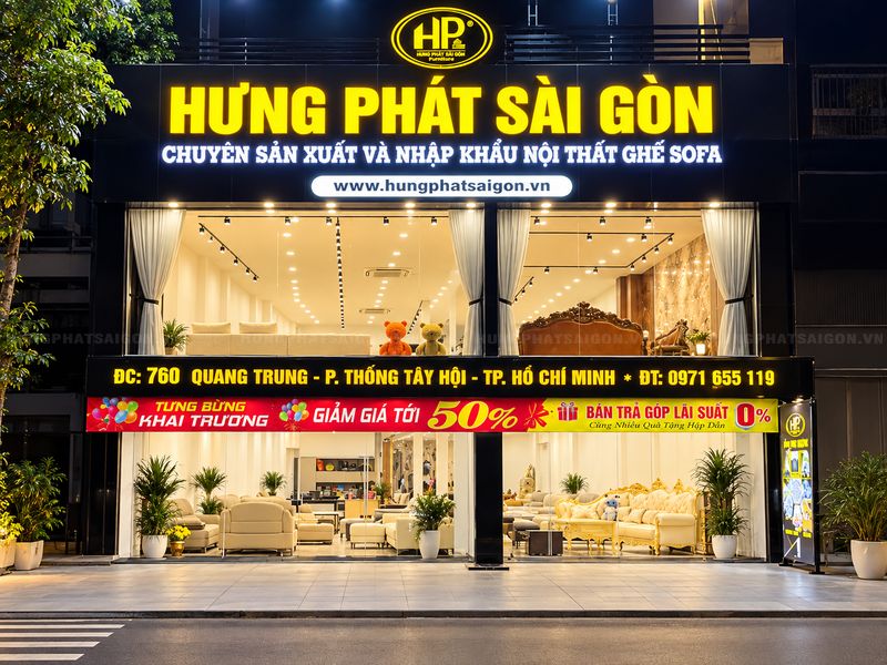 nội thất hưng phát sài gòn chi nhánh gò vấp