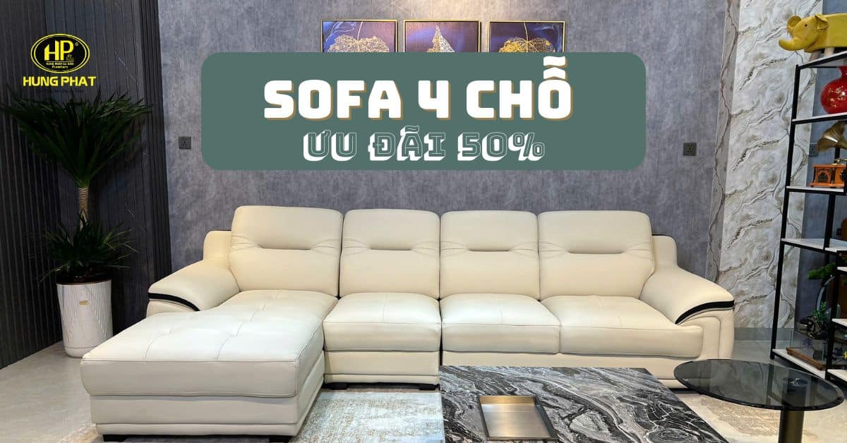 sofa 4 chỗ