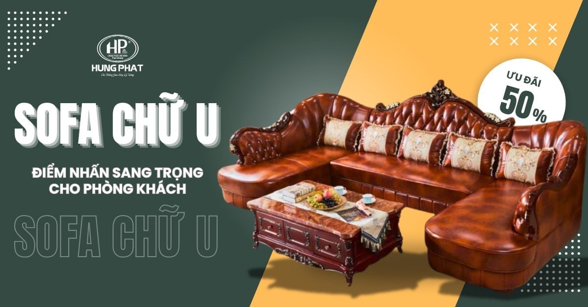 sofa chữ u