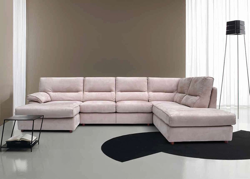 sofa chữ U tạo nên không gian sống hiện đại và tinh tế