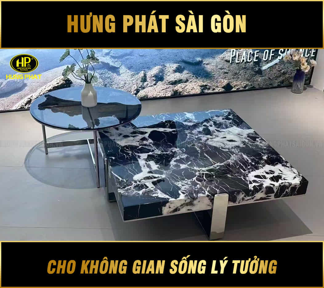 bàn sofa mặt đá cao cấp 2429