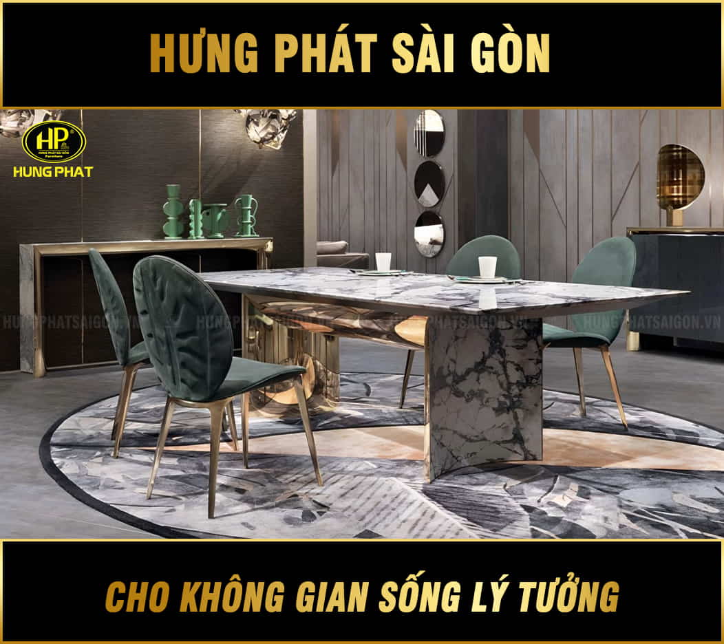 bàn ăn đá cẩm thạch ba-sf825