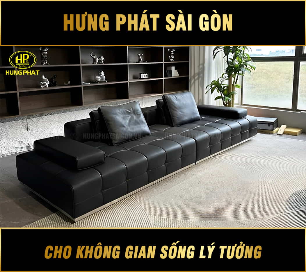 sofa da bò ý sf-kf01