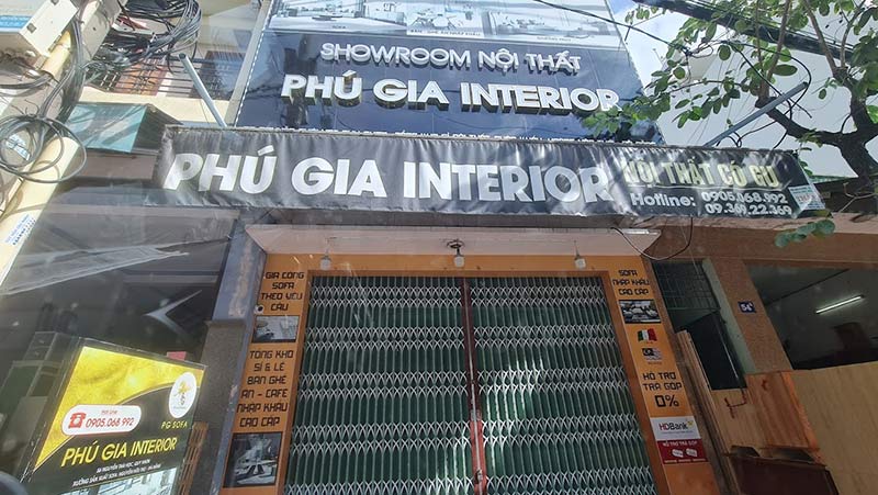 cửa hàng nội thất phú gia