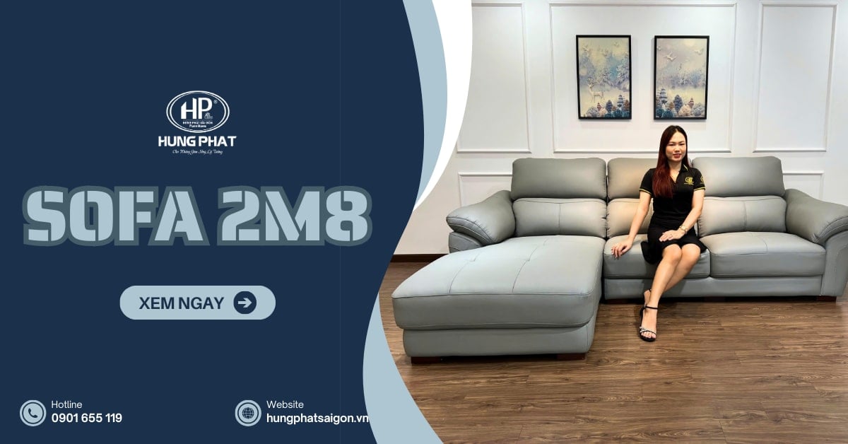 ghế sofa 2m8