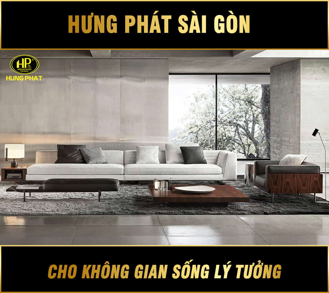 ghế sofa băng dành cho căn hộ penthouse sf9067