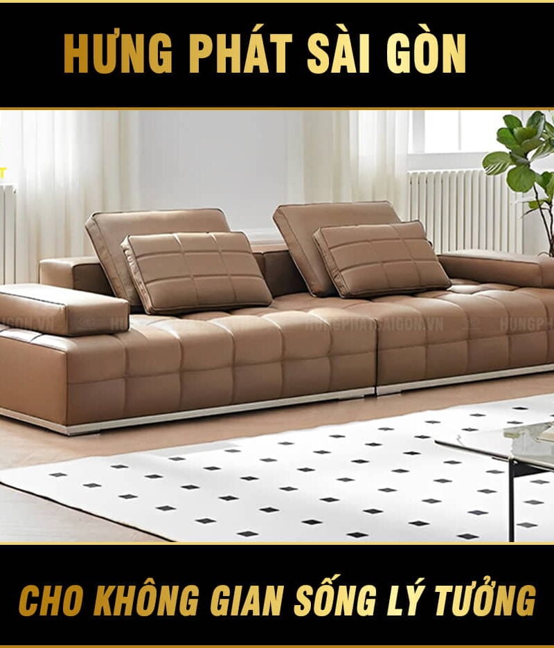 ghế sofa bọc da bò thật sf-kf02