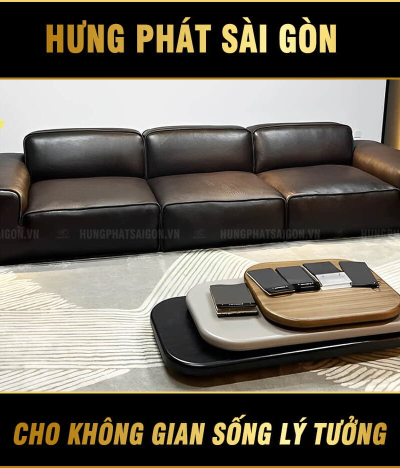 ghế sofa da bò thật nhập khẩu cao cấp kfd1