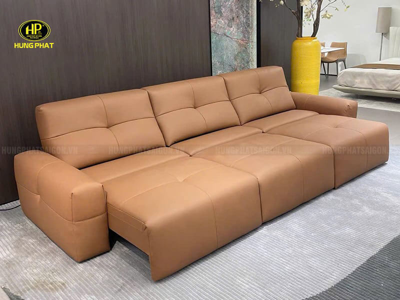 ghế sofa da bò ý thư giãn chỉnh điện 8840b