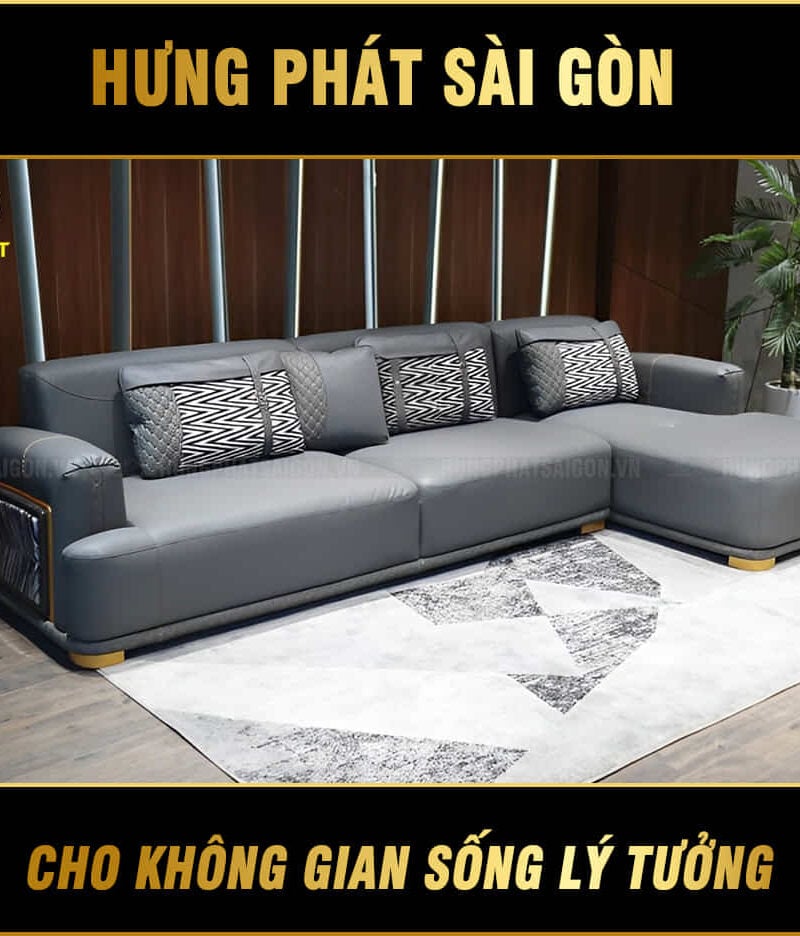 ghế sofa da microfiber nh-01